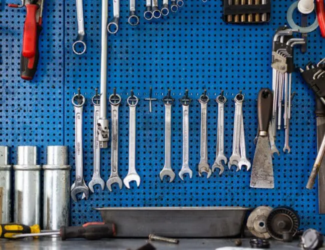 rensa ur garaget inför flytt