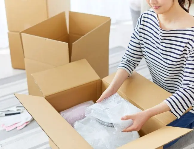 organisera inför flytt